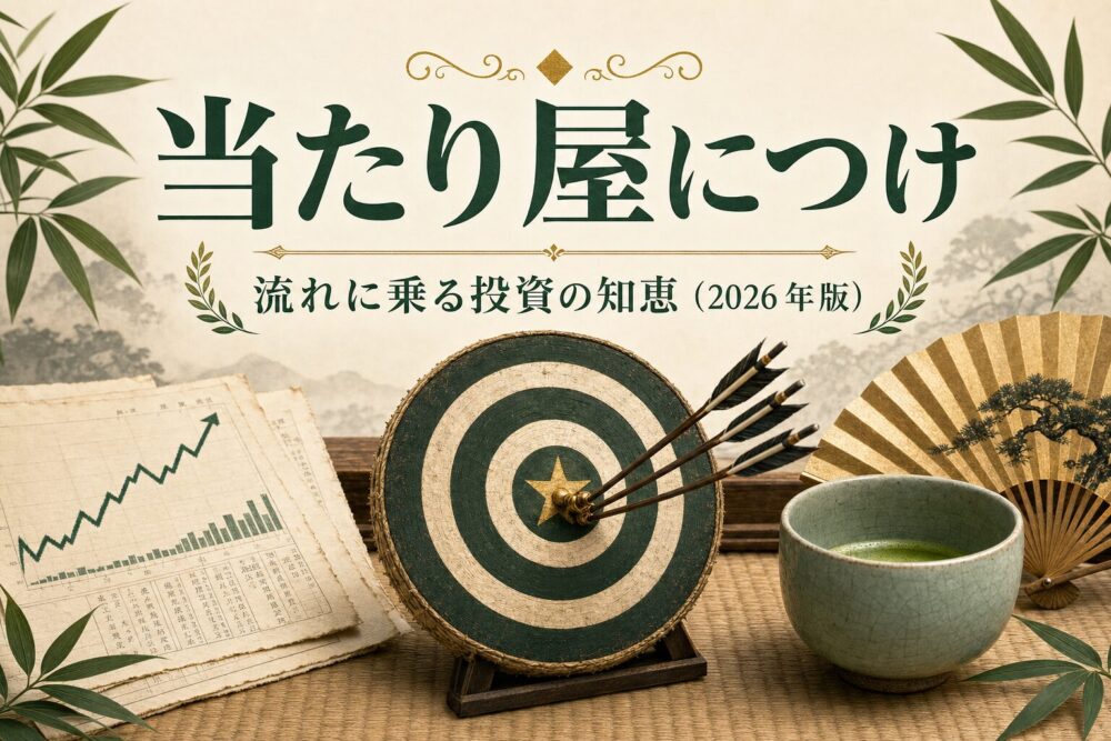 当たり屋につけ — 流れに乗る投資の知恵