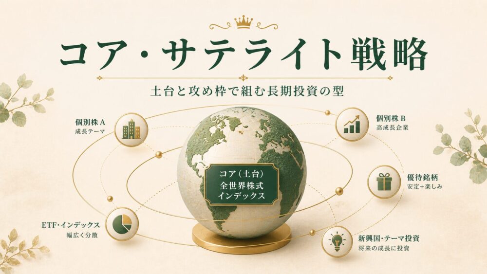 コア・サテライト戦略の実践／土台と攻め枠を分ける長期投資の型