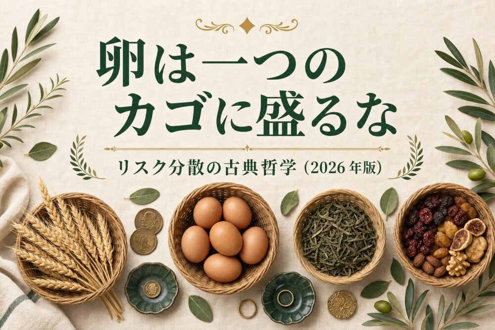 卵は一つのカゴに盛るな — リスク分散の古典哲学
