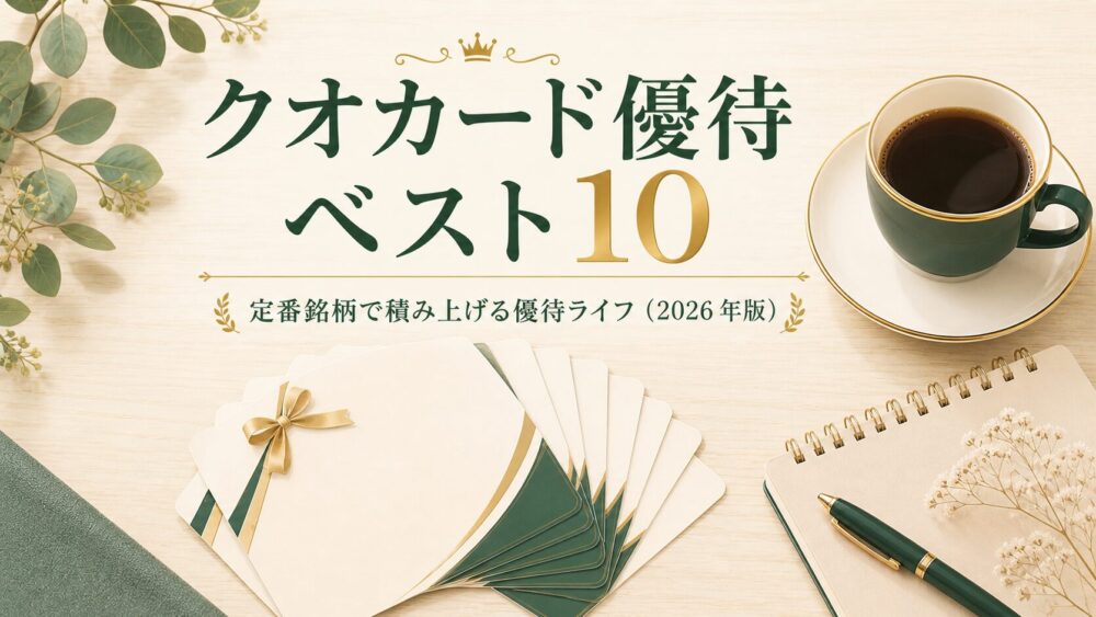 クオカード優待の選び方｜現行銘柄の探し方と長く続けるコツ